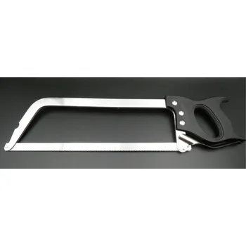 Ruční pilka Řeznická pila 40 cm, nerezová, rukojeť plast, černá