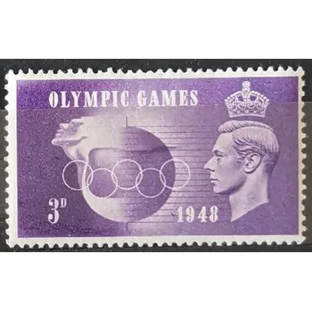 Sběratelství Známka Velká Británie, 3P, Sg.496*