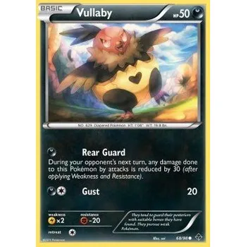 Sběratelská karetní hra Pokémon EPO 68/98 Vullaby - Emerging Powers Stav: Excellent, Verze: NORMAL