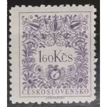 Sběratelství Známka ČSR, 1.60 Kčs, Pof.D88A**