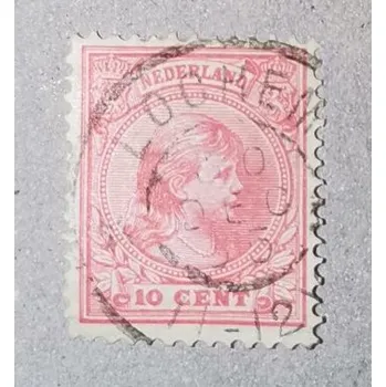 Sběratelství Známka Nizozemsko, 10 C, Mi.37bb#