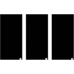 Nákrčníky Comfy All Black, OXFORD (sada 3 ks, černé)