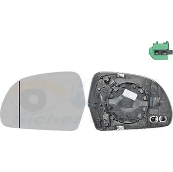 Autosklo Sklo do zrcátka, vnější zrcátko VAN WEZEL 0334865U