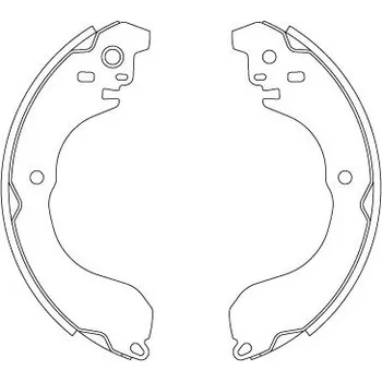 Brzdová čelist Sada brzdových čelistí TRW GS8813