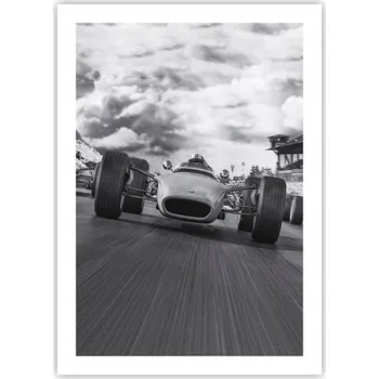 Obraz Plakát bez rámu do obýváku, ložnice 50x70 Formule 1 moderní obraz