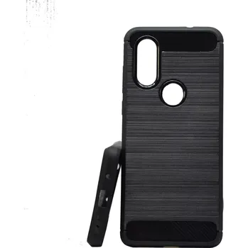 Pouzdro na mobilní telefon Pouzdro Forcell CARBON na Motorola One Vision Černé