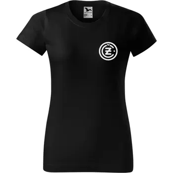 Dámské tričko Čezeta ČZ 3TD - černá / M / bílá