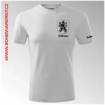 Pánské tričko Vlastenecké tričko Bohemia 5T - bílá / M