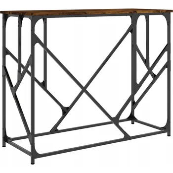 Konferenční stolek Konzolový stolek z dubu 100x40x80 cm, kouřový dub
