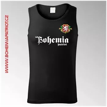 Pánské tílko Tílko s barevným potiskem Bohemia 4TI - černá / XXL