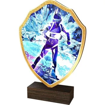 Poháry Bauer Dřevěná plaketa TFRW265 | Biatlon