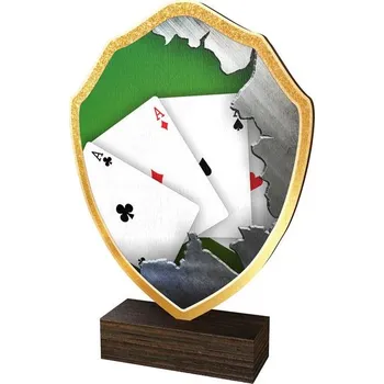 Poháry Bauer Dřevěná plaketa TFRW384 | Karty