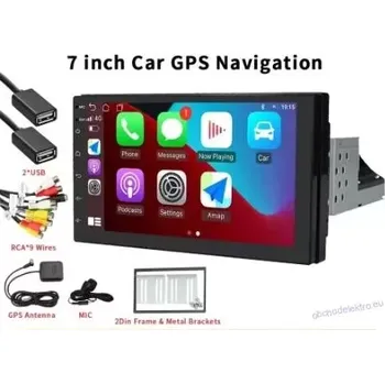 GPS navigace 1DIN LCD 7" Android 11 GPS navigace,CarPlay