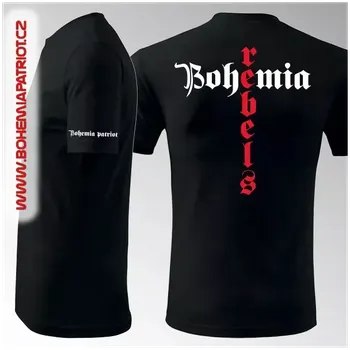 Pánské tričko Tričko s potiskem Rebels 14T - černá / 3XL