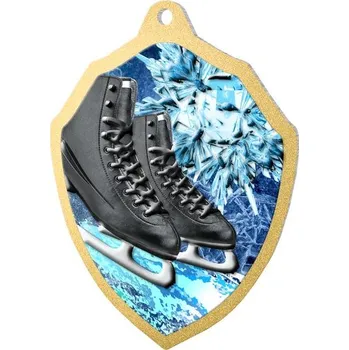 Poháry Bauer Kovová medaile MDM02M35 | Krasobruslení