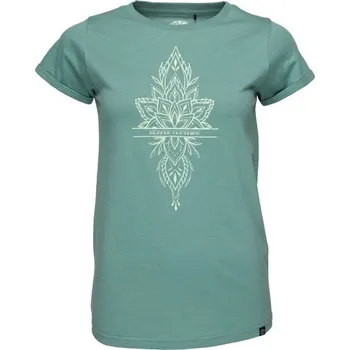 Dámské tričko Dámské triko Reaper ORNAMENT XS Zelená, Béžová