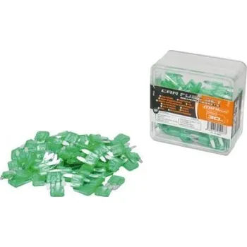 Autopojistky Pojistky nožové MINI 30A 100 ks