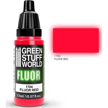 Green Stuff World Fluor Paint RED 17ml (Green Stuff World)