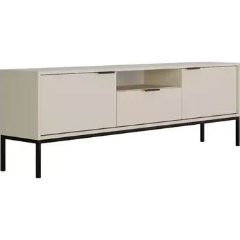 Konferenční stolek Televizní stolek Austin 135 cm kašmír/černý