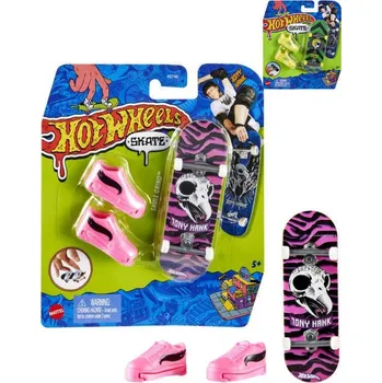 Gadget Mattel Hot Wheels HGT46 Fingerboard + boty mix barev