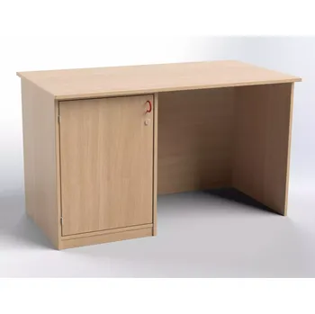 Jídelní stůl Katedra pro učitele s uzamykatelnou skříňkou 130 x 70 cm, stolová deska lamino