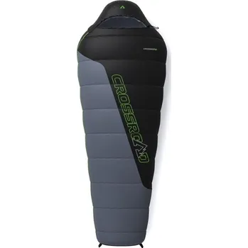 Spacák Spací pytel Crossroad TARTAR 200 P Tmavě šedá, Černá, Světle zelená