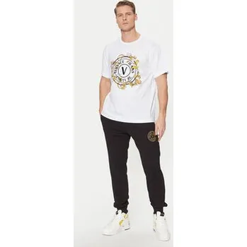 Versace Jeans Couture T-Shirt 78GAHC01 Bílá Regular Fit M