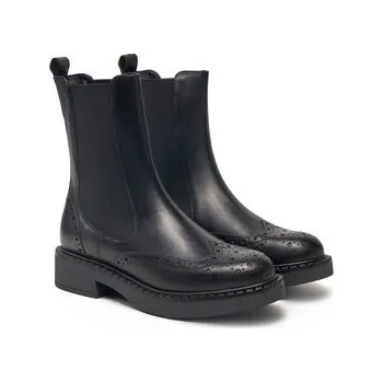 Dámská zimní obuv TWINSET Kotníková obuv s elastickým prvkem 242TGT090 Černá 36