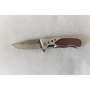 P.R.C. Kapesní zavírací nůž s klipem - silver wood