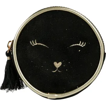 Dětský batoh Ostaria Peněženka ve tvaru kočky Classik černá