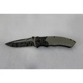 P.R.C. Kapesní zavírací nůž s klipem - žíhaný