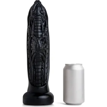 Dildo Mr. Hankey’s Toys Alien Breeder LG/XL, prémiové silikonové dildo s Vac-U-Lock 33,7 x 6,9–9,7 cm