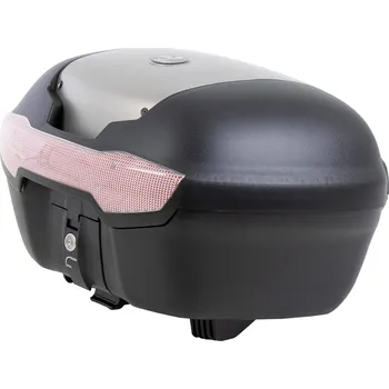 Zavazadlo na motocykl Hepco & Becker Horní kufr Hepco Becker Journey 40 stříbrný