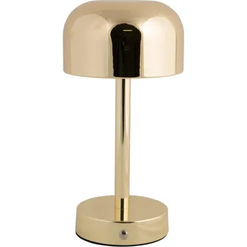Lampička Present time Zlatá kovová nabíjecí stolní LED lampa Jem