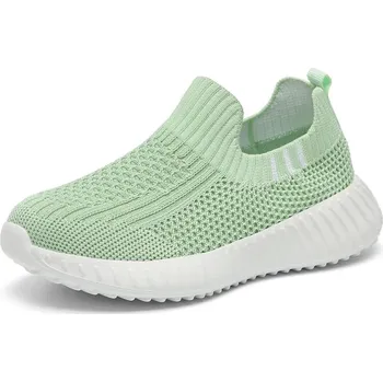 Chlapecké tenisky Nazouvací tenisky s kontrastní podrážkou Barva: Světle zelená, Velikost: 30