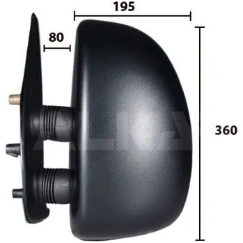 Auto zrcátko Vnější zpětné zrcátko ALKAR 9225921