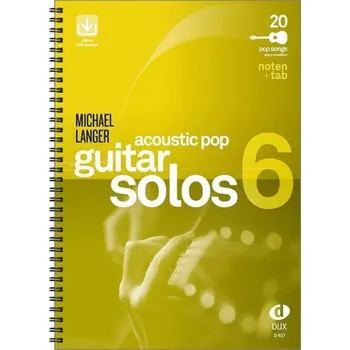 Acoustic Pop Guitar Solos 6 (noty na klasickou kytaru)(+audio)