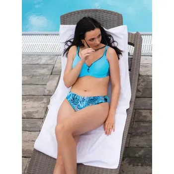 Dámské plavky 88253 - plavková podprsenka Triola, 80 F, tyrkys