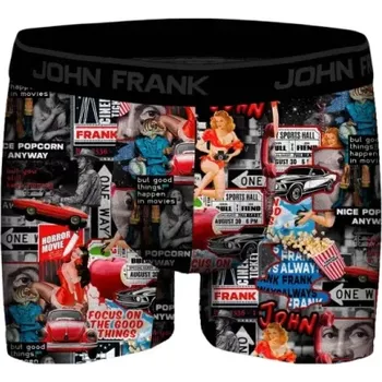 Boxerky JFBD352 - pánské boxerky John Frank, S, mix vzor
