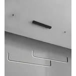 NOVALUCE Závěsné svítidlo STRITA LED 40W 2857lm 3000K stmívatelné pískově černý hliník - NOVALUCE NV 9006088