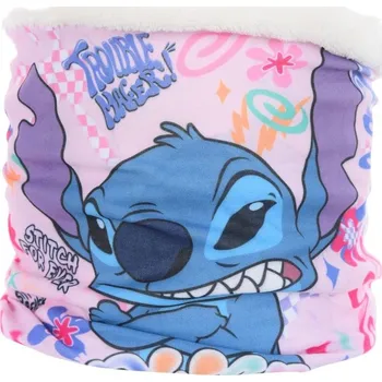 Šátek Dívčí růžový multifunkční šátek Lilo and Stitch Velikost: ONE SIZE