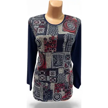 Dámský svetr Pulovr VAHOP, Barva Šedá, Velikost XXXL 54, Materiál 85%Viskoza 13%Akryl 2%Lycra