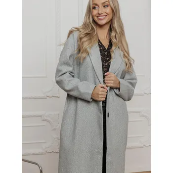 Dámský kabát Dámský kabát CLR036 - šedý - L