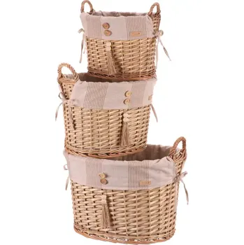 Úložný box Sada proutěných košů PRE214 - SLEVA 3% s kodem radost25