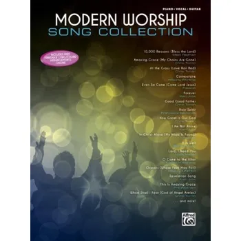 Modern Worship Song Collection (noty na klavír, zpěv, akordy)