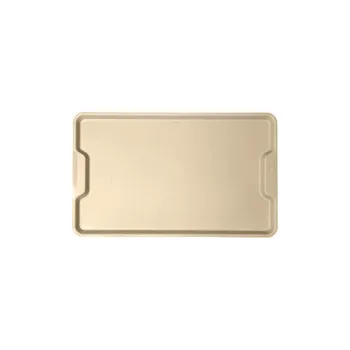 Jídelní podnos ergonomický s uchy, světlá slonovina, 530x325 mm