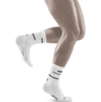 Pánská móda Pánské běžecké ponožky CEP RUN COMPRESSION 4.0 - bílá IV