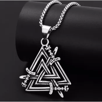 Přívěsek Blingstar Amulet * Přívěsek Vikingský Meč * Valknut uzel * 2561