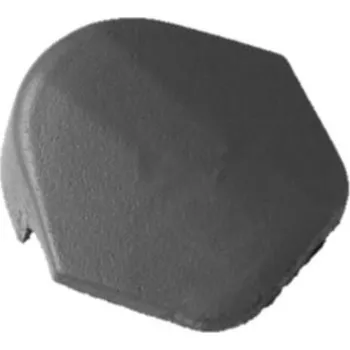 Střešní krytina Uzávěra hřebene BMI BRAMAC betonová EU s příchytkou – břidlicově černá