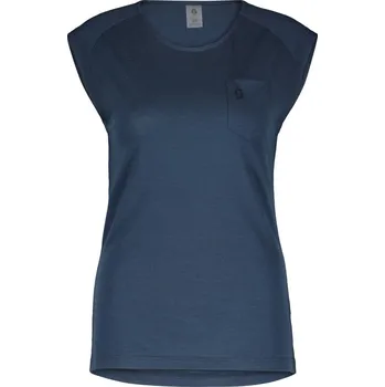 Dámské tričko SCOTT triko Defined Merino léto Modrá M Dámské